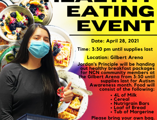 Jordan’s Principle Autism Awareness Month, Healthy Eating Event